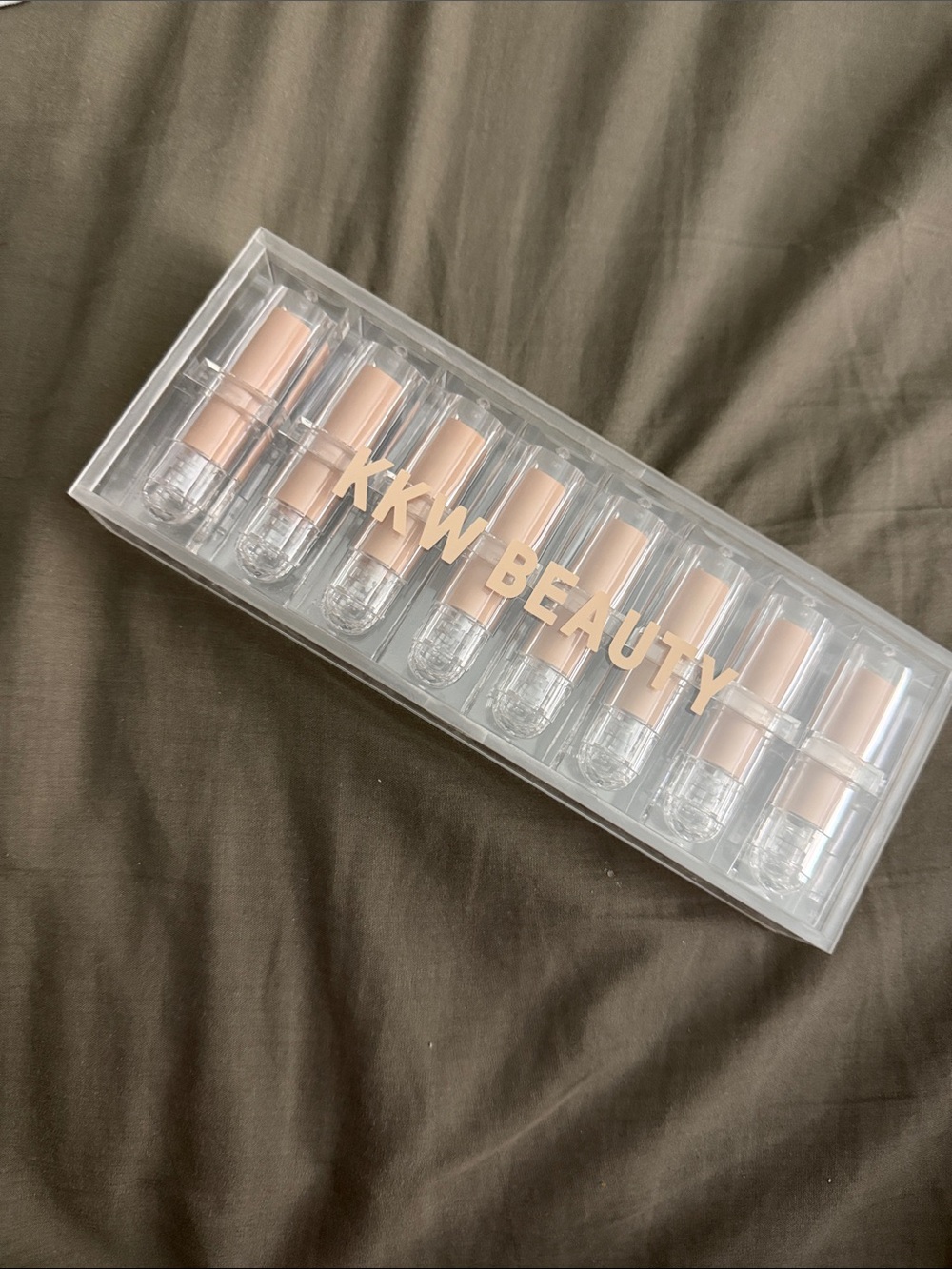 KKW Beauty Mini Lipstick Set in Nude Beige Tones